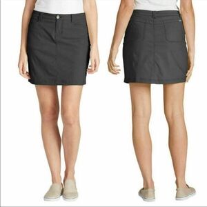 Eddie Bauer Women's Adventurer 2.0 Skort Size 16 Gray Athletic Stretch